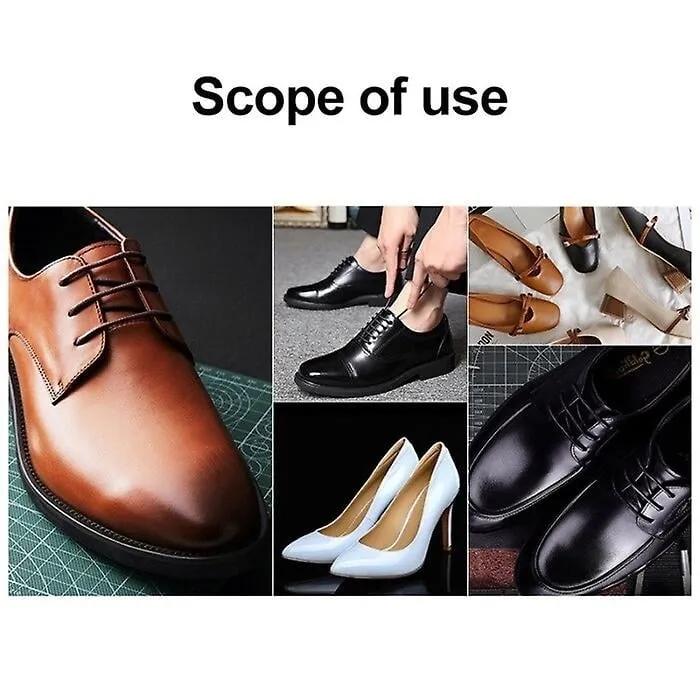 10pcs Shoe Shine Care Set Portable Shoes Polish Cleaning Kit With Leather Cylinder Box