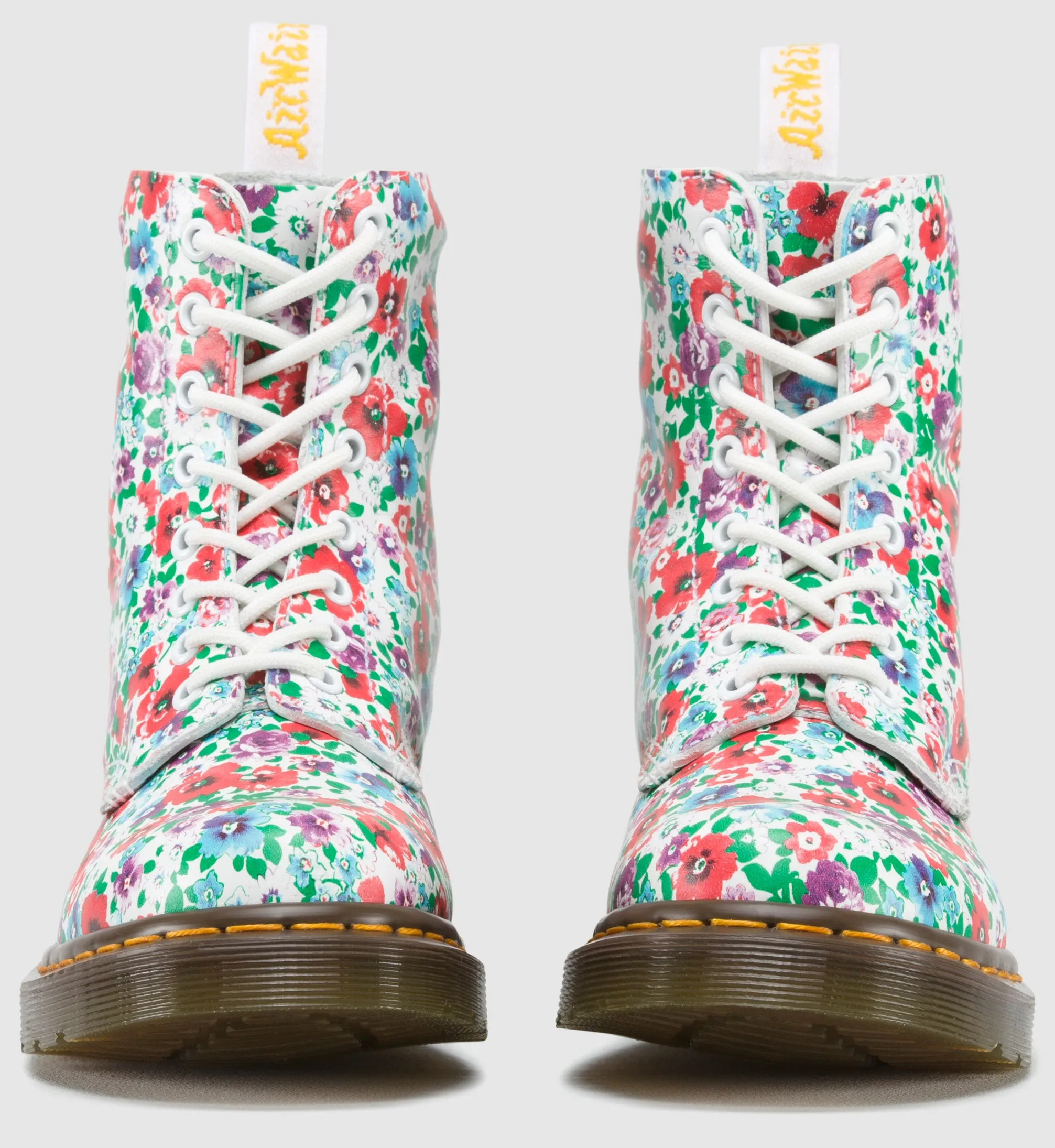 1460 Pascal White Wild Poppy Boots