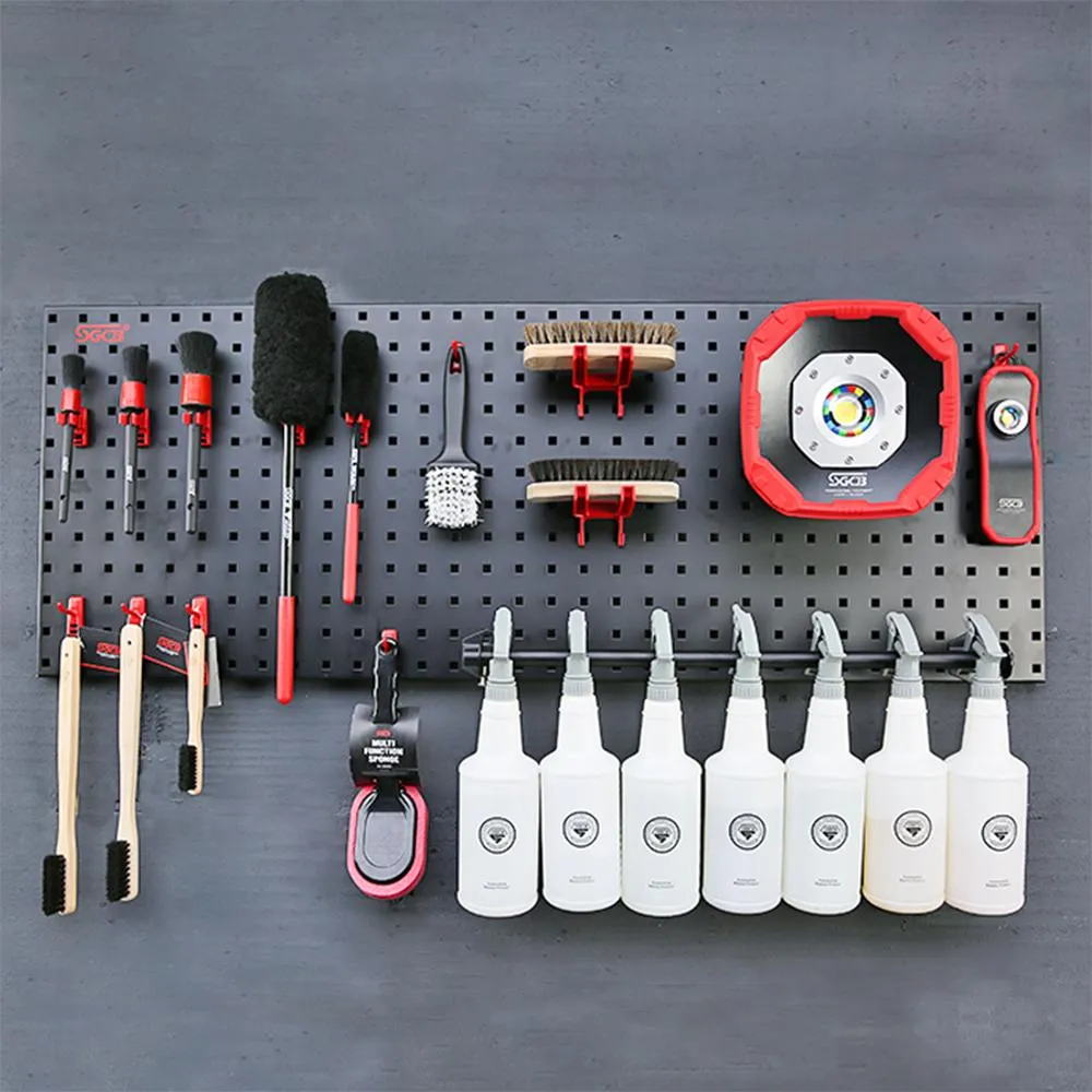 4Ft Wall Mount Metal Tools Pegboard Storage Organizer Pegboard