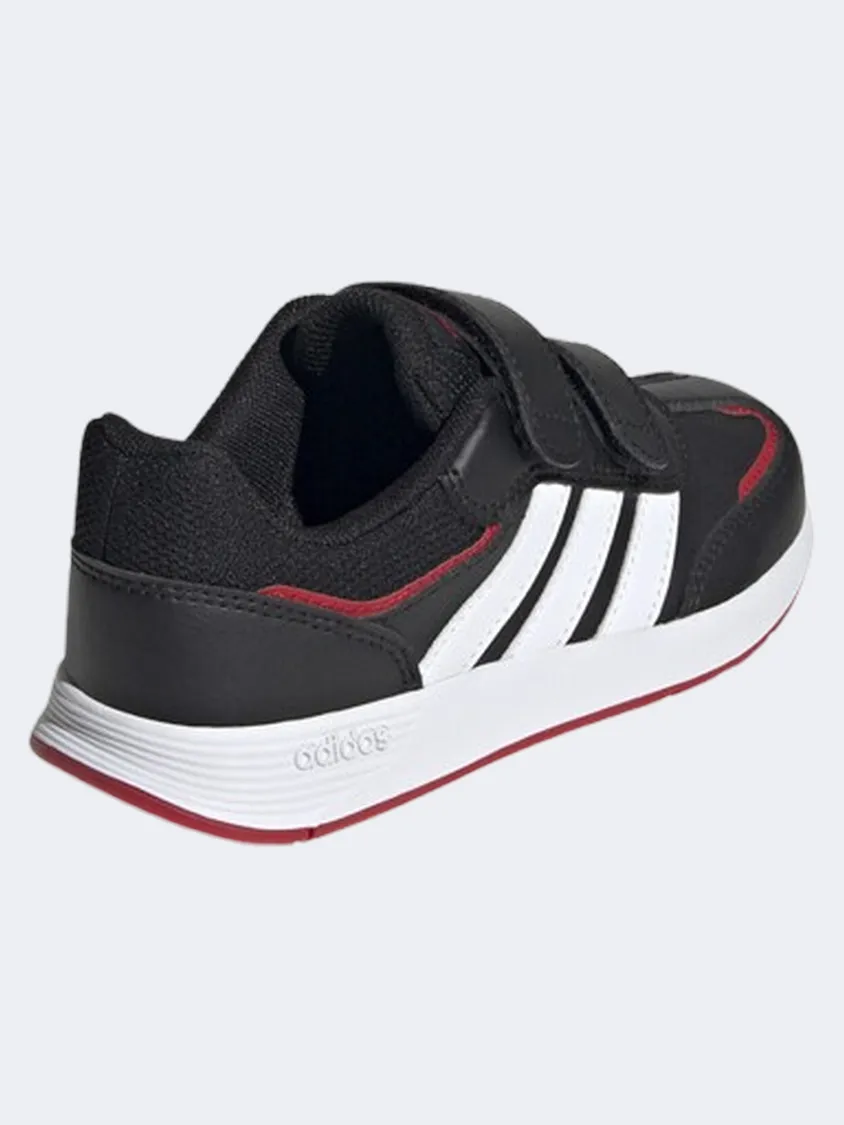 Adidas Tensaur Switch Cf Ps-Boys Sportswear Shoes Black/White/Scarlet