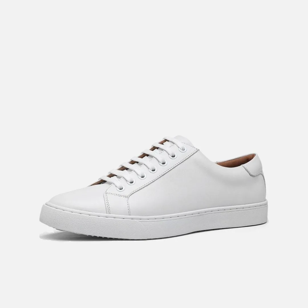 Antonios Genuine Leather White Shoes