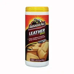 ARMOR ALL 10881-4 Leather Wipes, Effective to Remove: Dirt, Soil