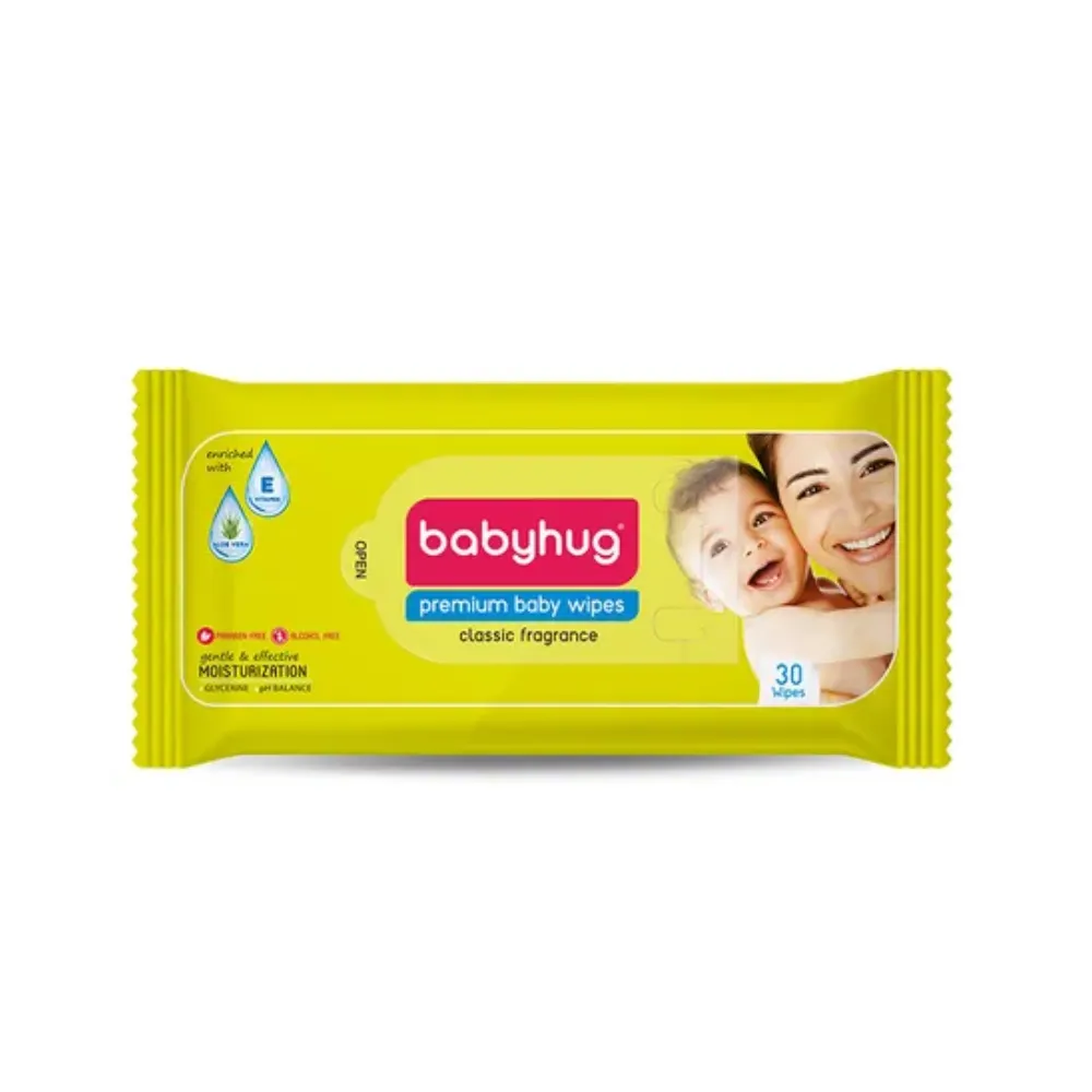 Babyhug Baby Wipes (30 Wipes)