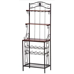 Bakers Rack Wine Storage Rack