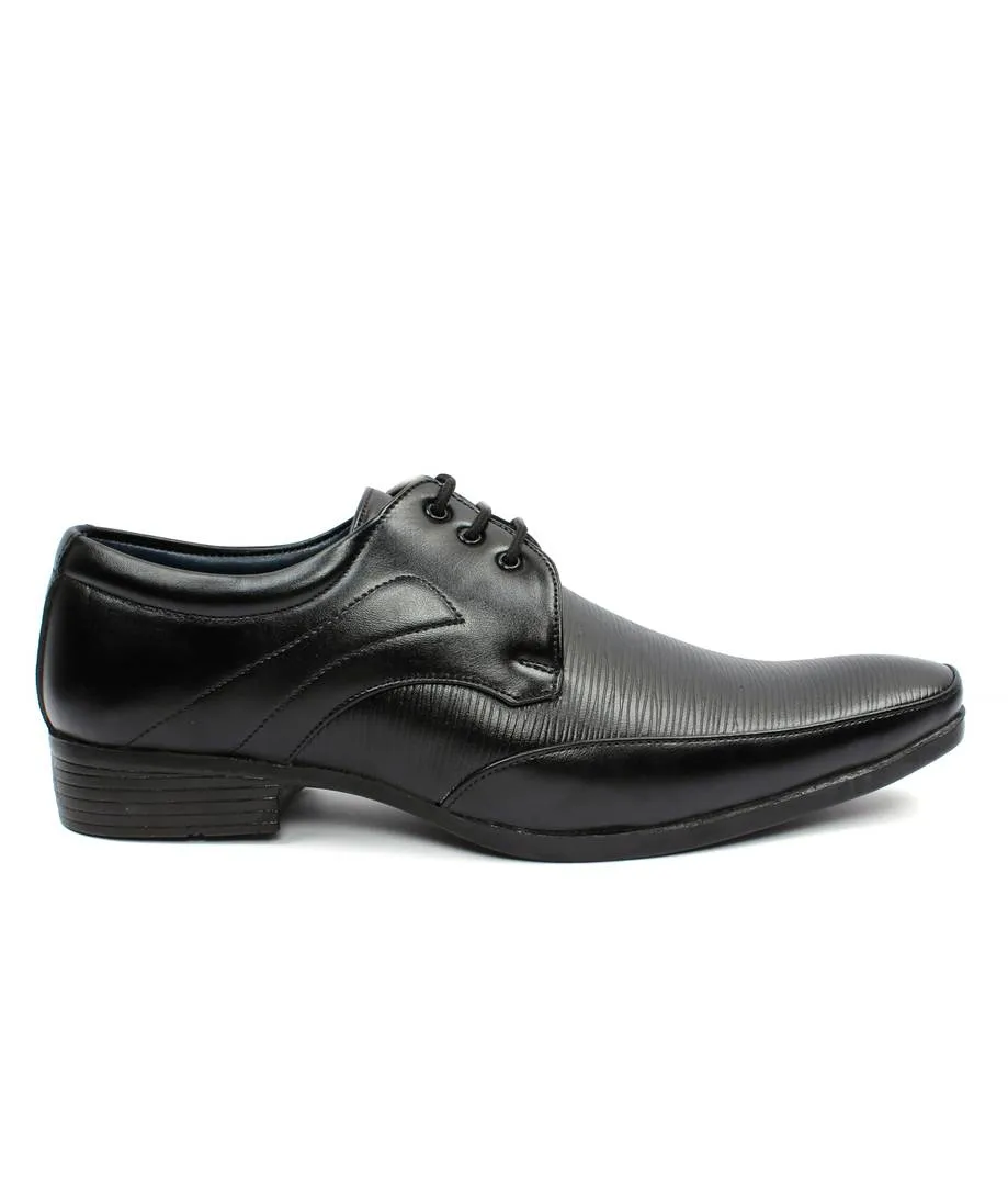 Black Lace -Up Formal Shoes