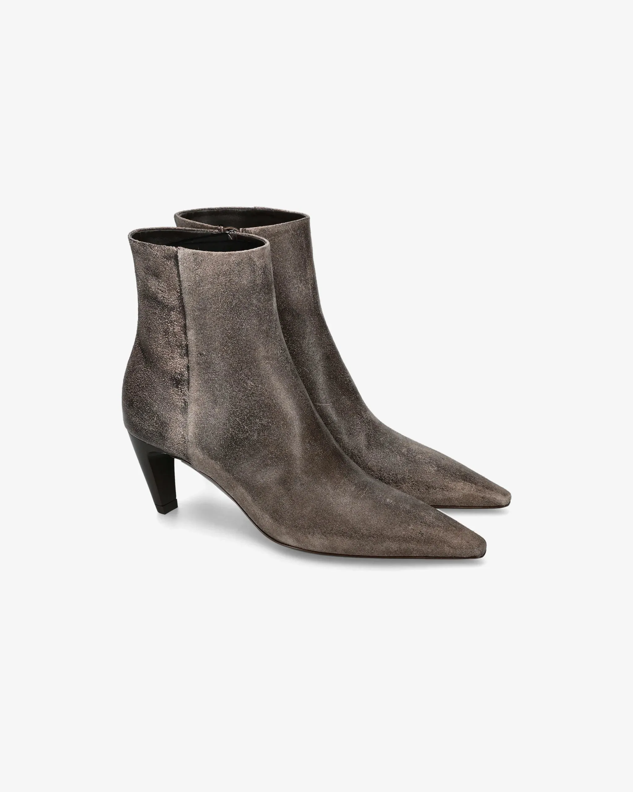 Cher Ankle Boots M6802G with dark brown heel