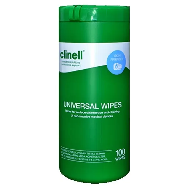 Clinell Universal Wipes Tub 100