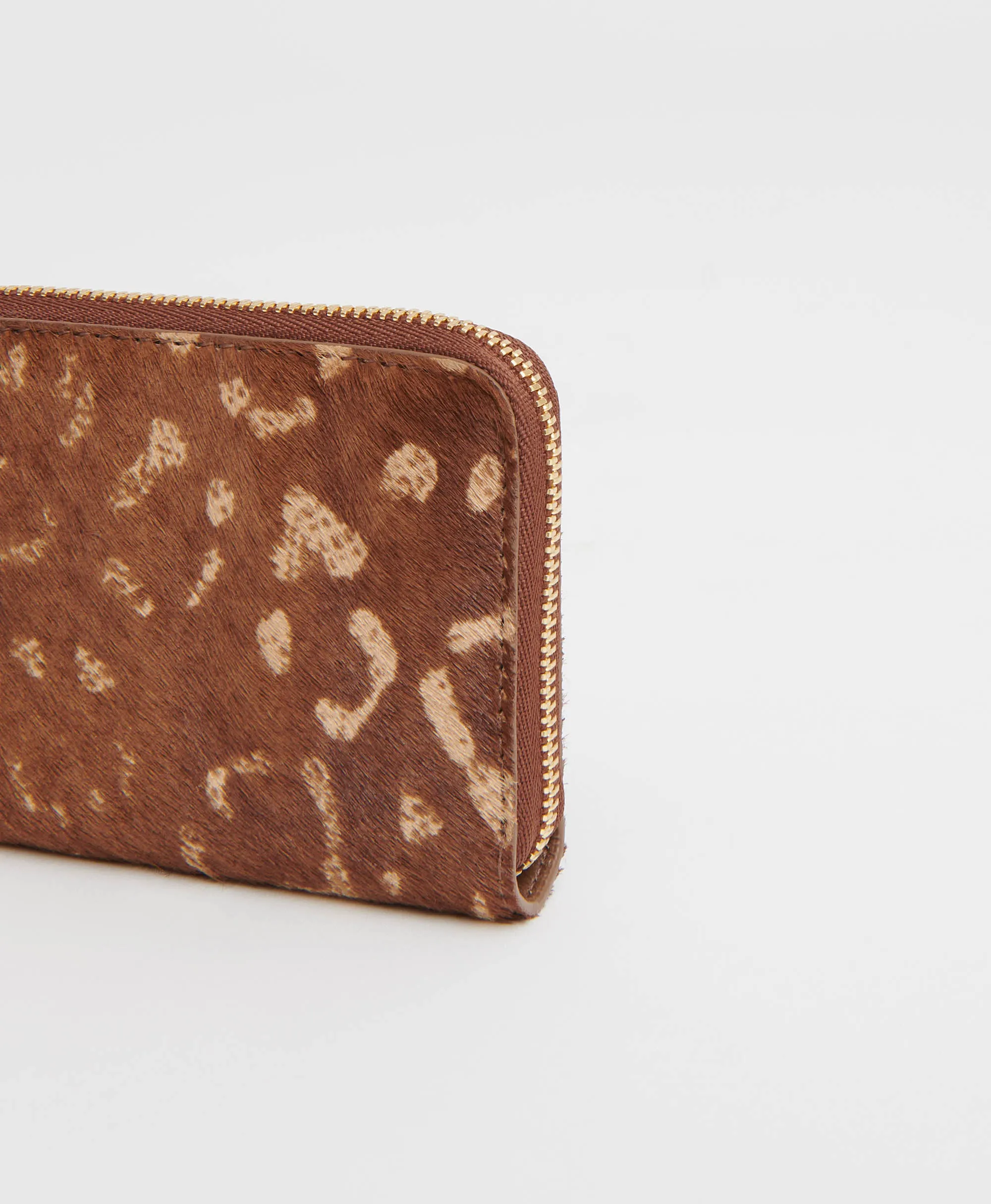 Compact Zip Case - Spotted Pony