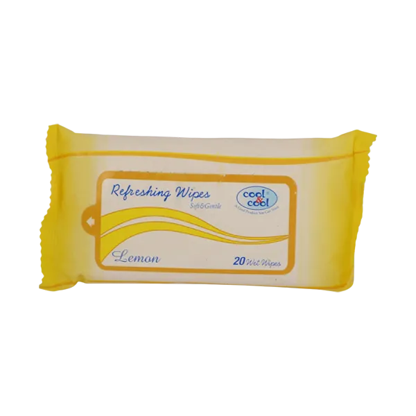 Cool And Cool Lemon Refreshing Wipes 20pcs