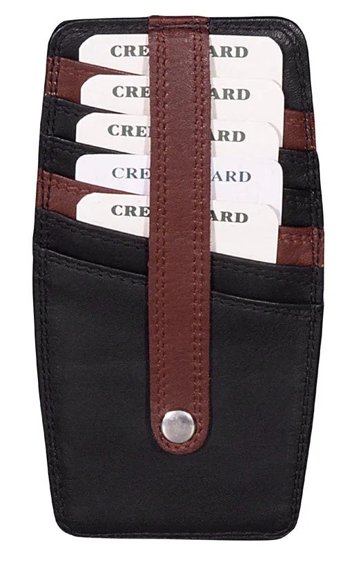 Derek Alexander Leather Ladies' Wallet 2-Sided Credit Card Holder