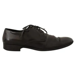 Dolce & Gabbana Black Leather Derby Dress Formal Shoes