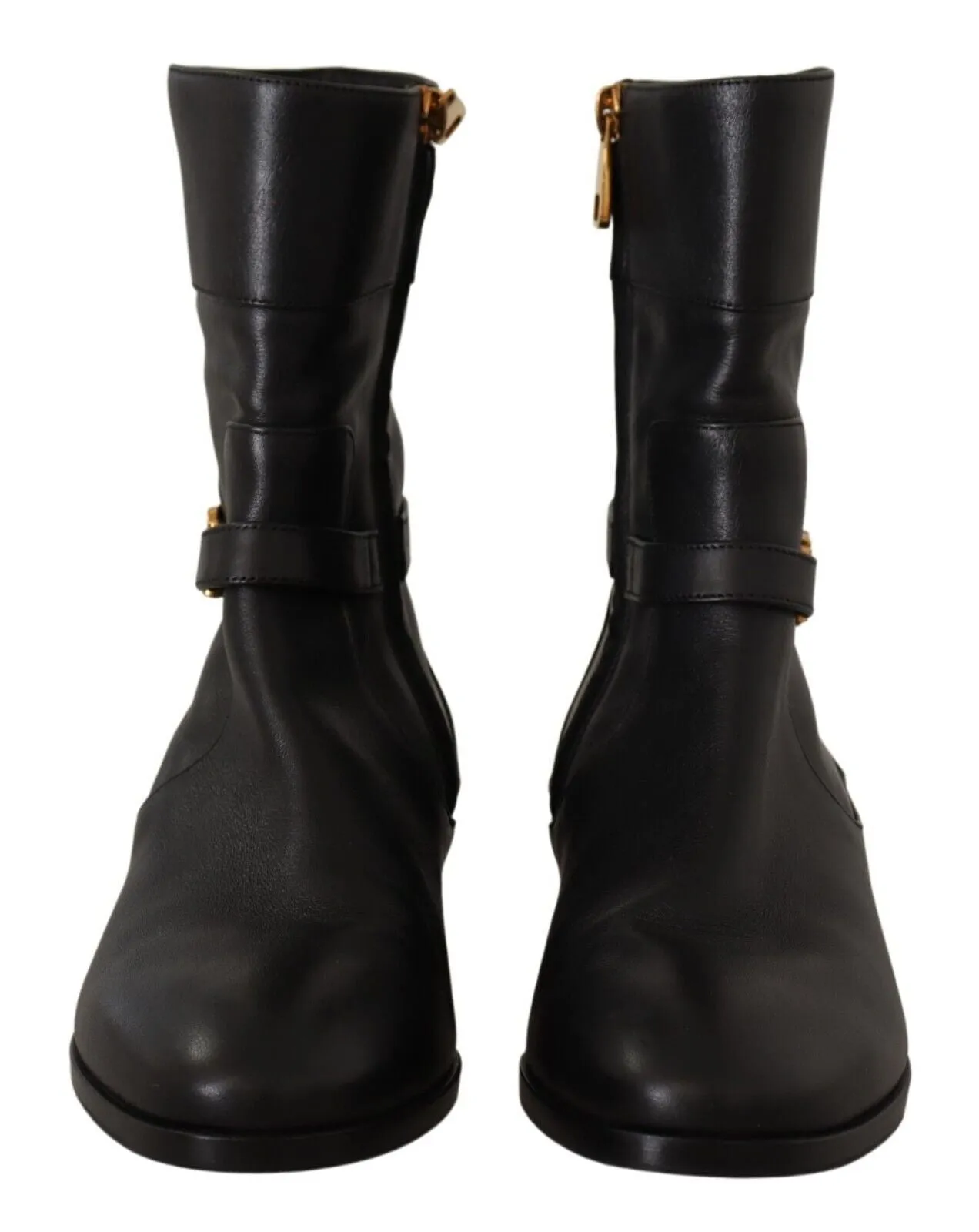 Dolce & Gabbana Logo Biker Boots