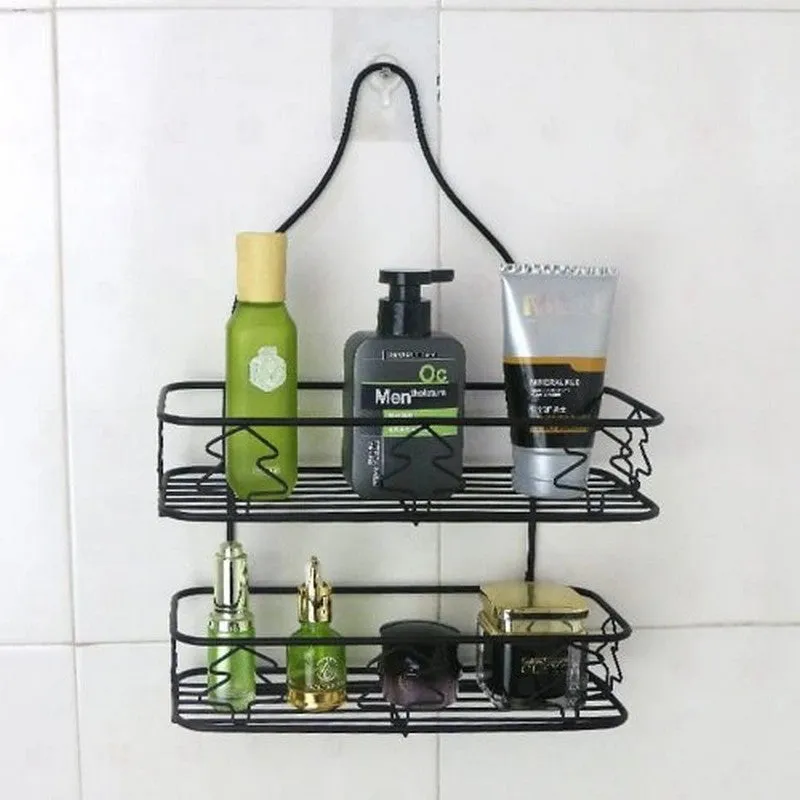 Double Layer Durable Bathroom Rack