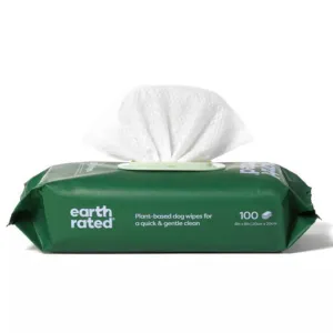 Earth Rated Grooming Wipes Lavender Scented 100ct