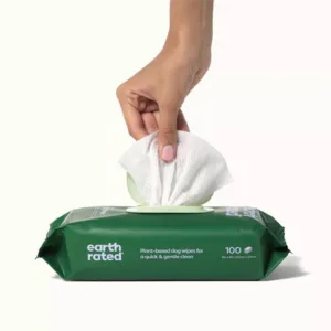 Earth Rated Grooming Wipes Lavender Scented 100ct