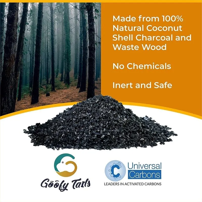 Goofy Tails Activated Charcoal Litter Fresh Deodorizer | Natural Deodorizer 200g