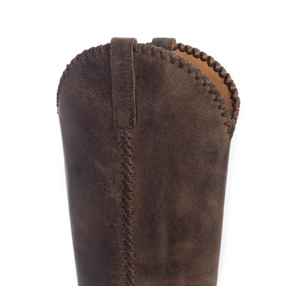 High Plains Stitched Leather Boots