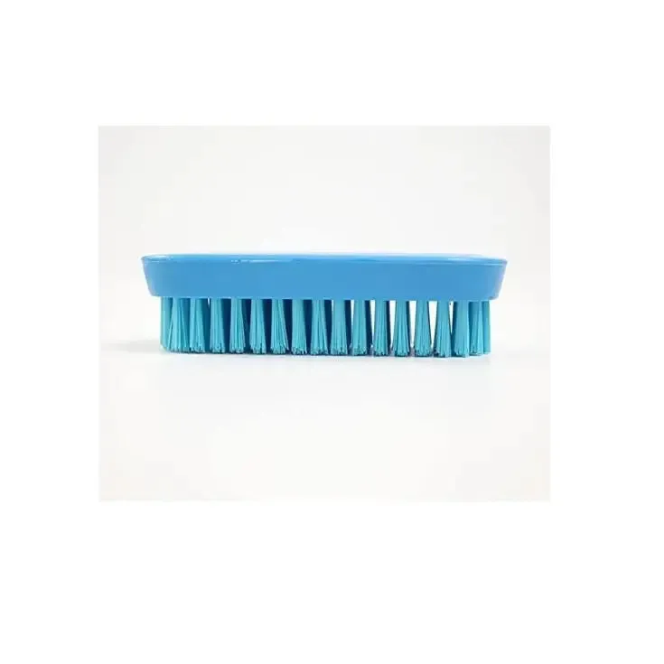 Hillbrush Professional Stiff 122mm Nail Brush - Blue