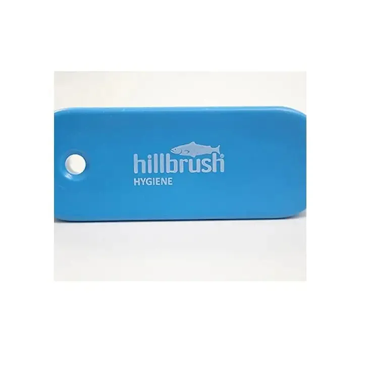 Hillbrush Professional Stiff 122mm Nail Brush - Blue