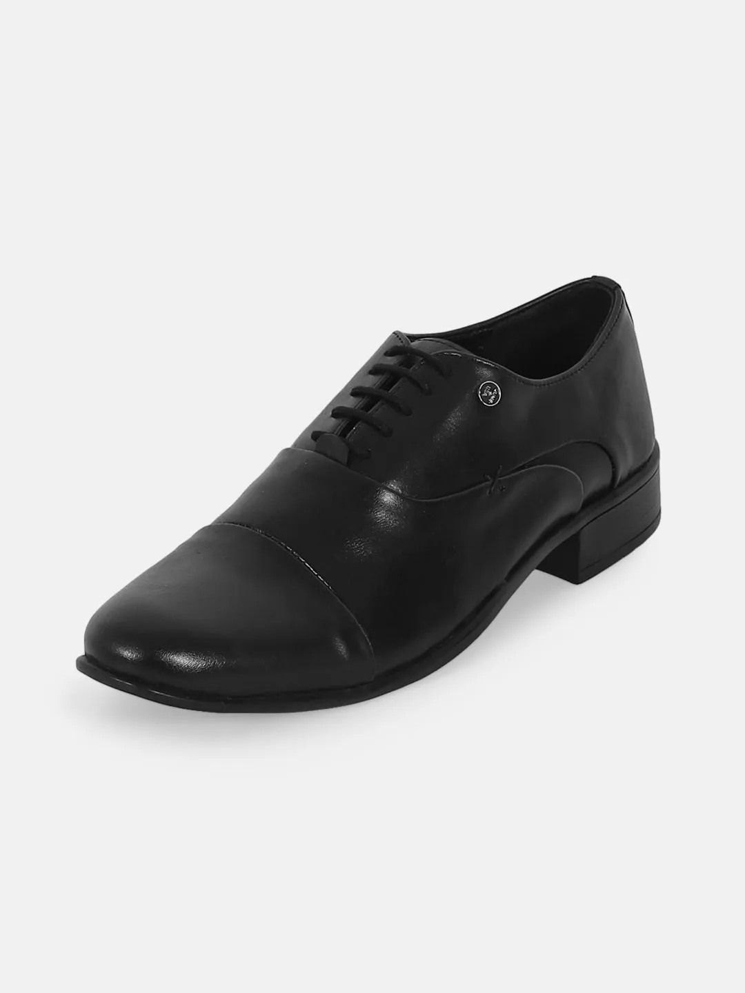 JUMP USA Mens Black Laceup Formal Shoes