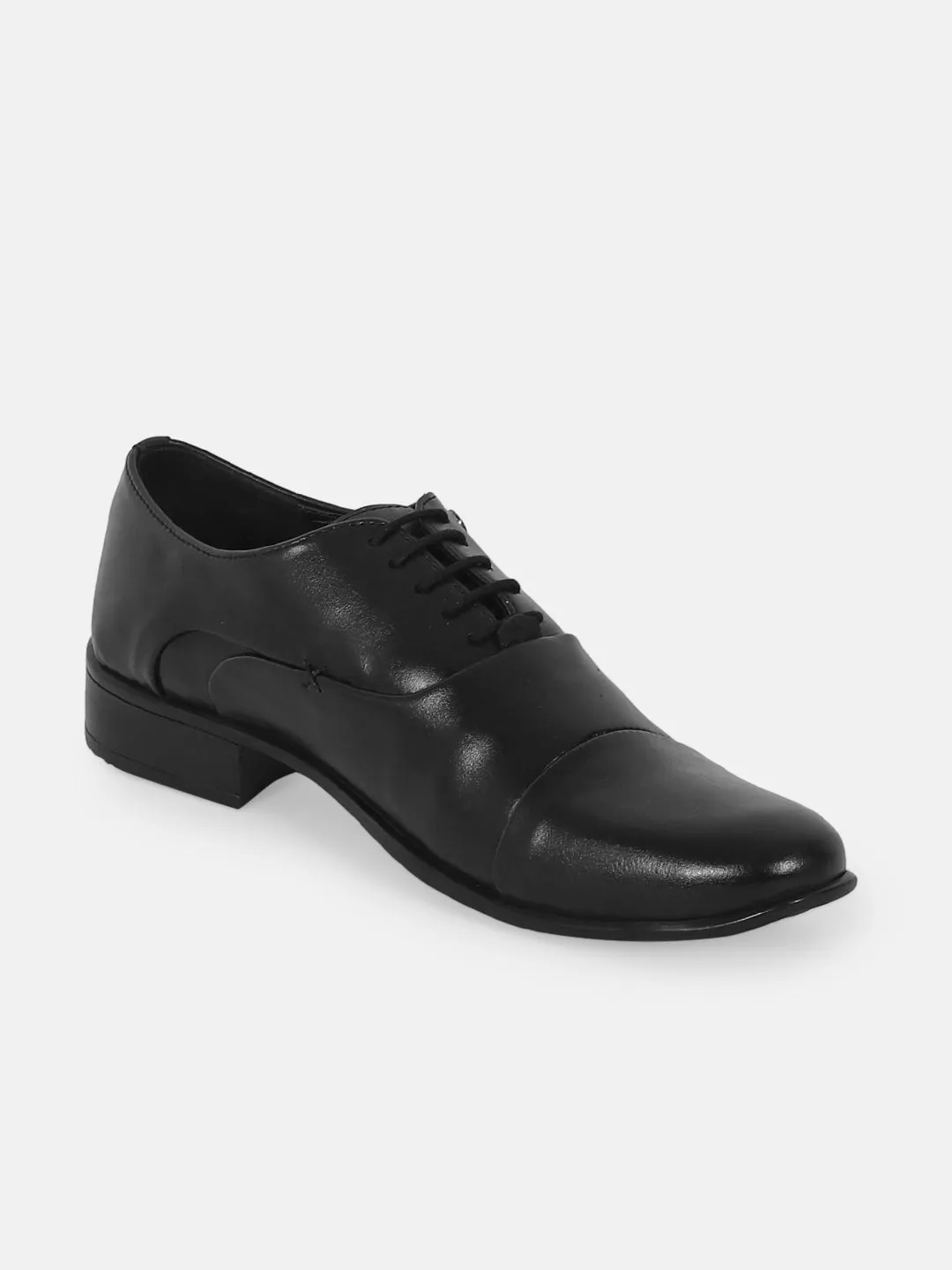 JUMP USA Mens Black Laceup Formal Shoes