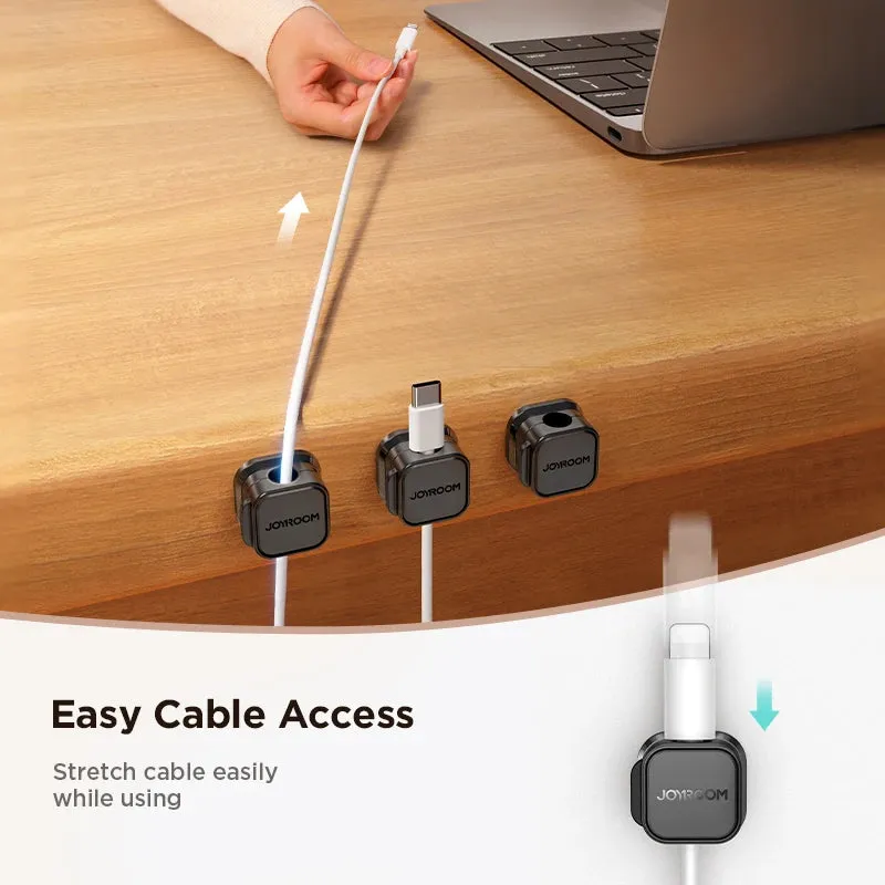 Keep Cables Neat with Magnetic Cable Clips Under Desk Cable Organizer for Effortless Cable Management!