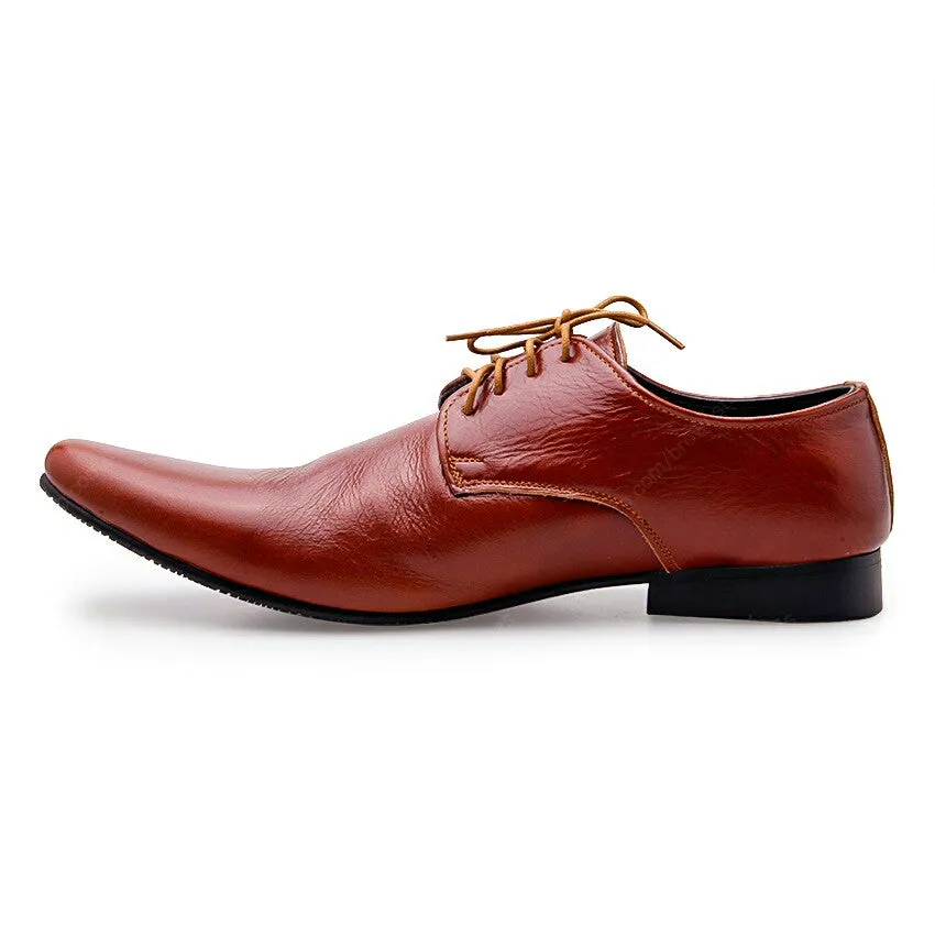 Leather Shoes Clever Soft Tan