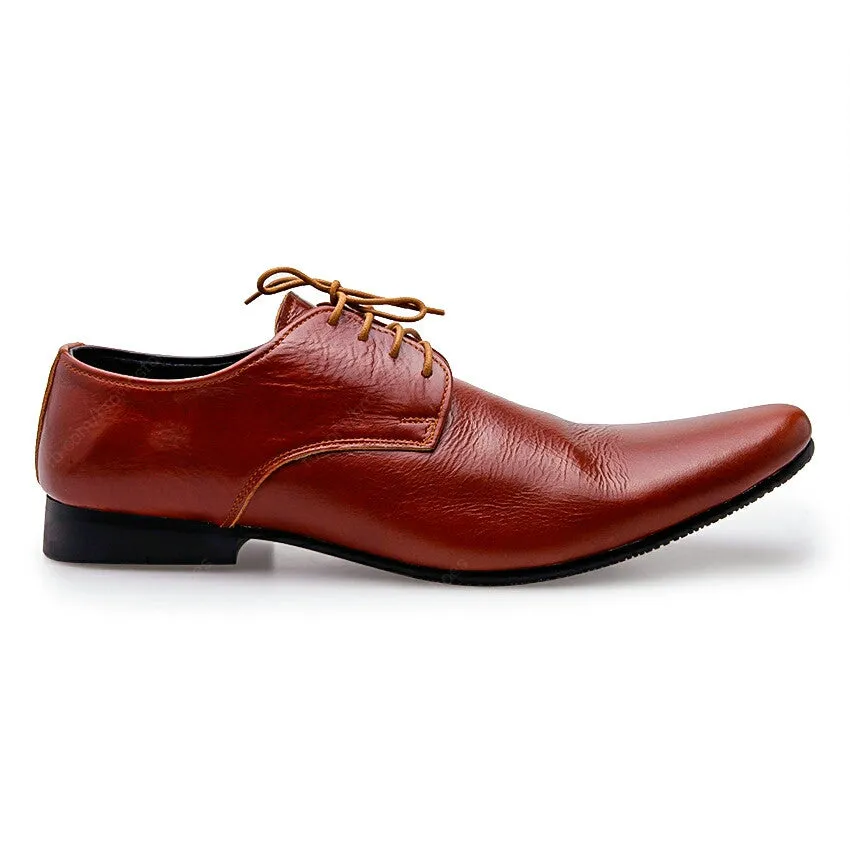 Leather Shoes Clever Soft Tan