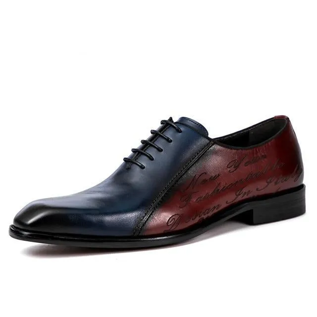 LuxePoint Exotic Brogue Dress Shoes