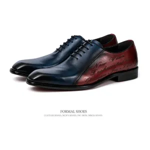 LuxePoint Exotic Brogue Dress Shoes