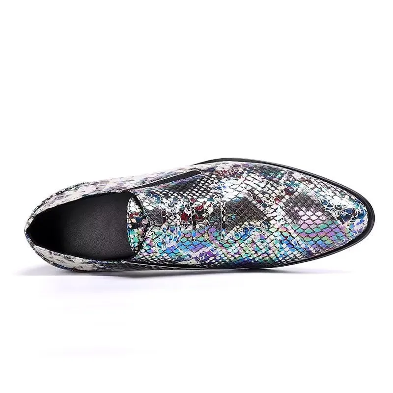 Luxury Exotic-Pattern Slip-on Smart Dress Shoes