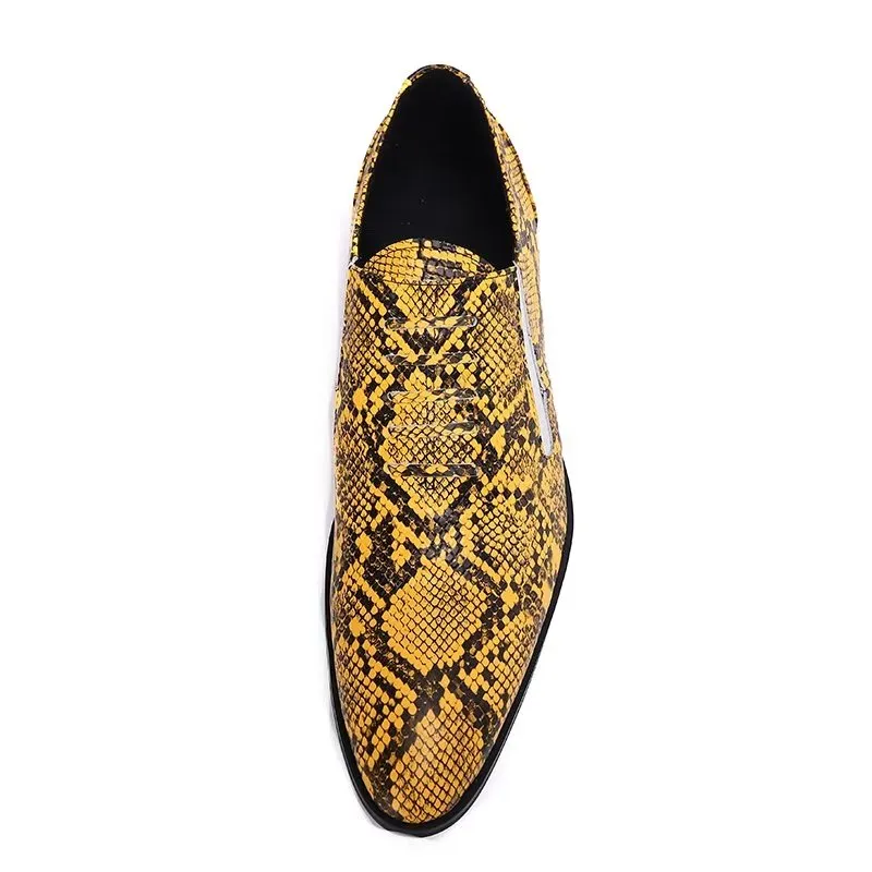 Luxury Exotic-Pattern Slip-on Smart Dress Shoes