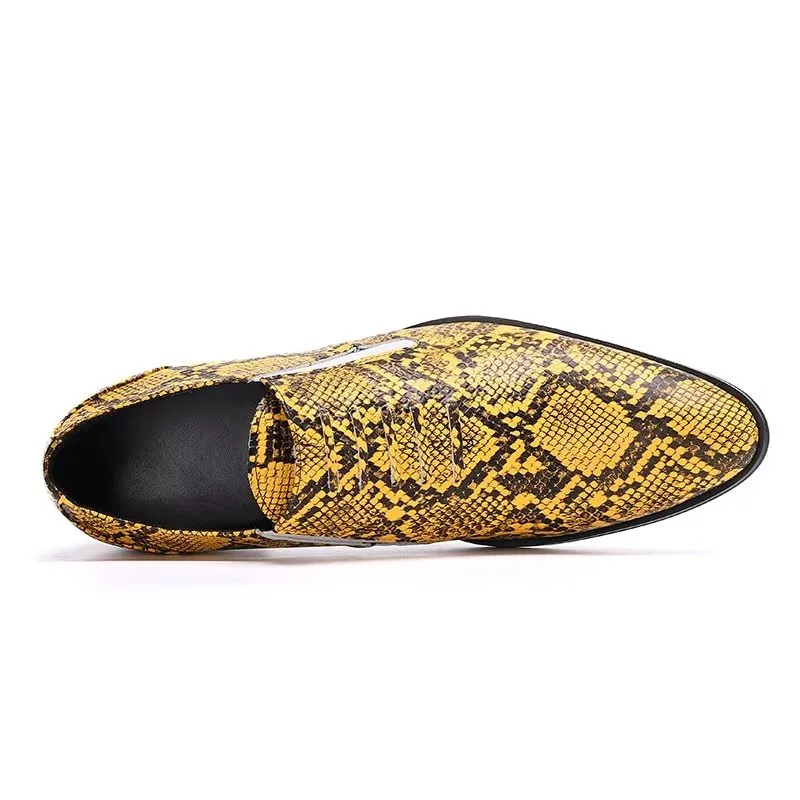 Luxury Exotic-Pattern Slip-on Smart Dress Shoes