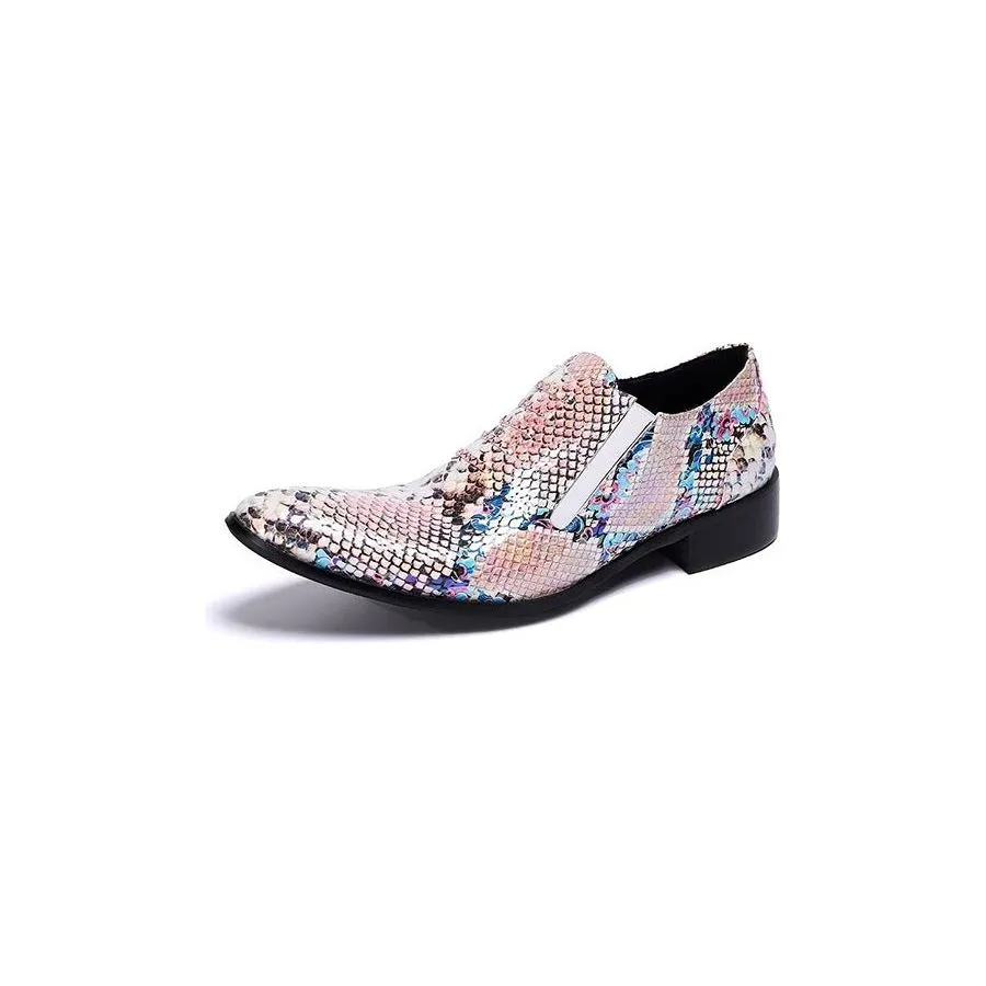 Luxury Exotic-Pattern Slip-on Smart Dress Shoes