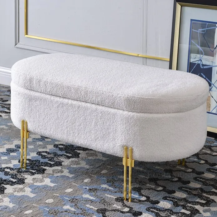 Luxury Storage Organizer Ottoman