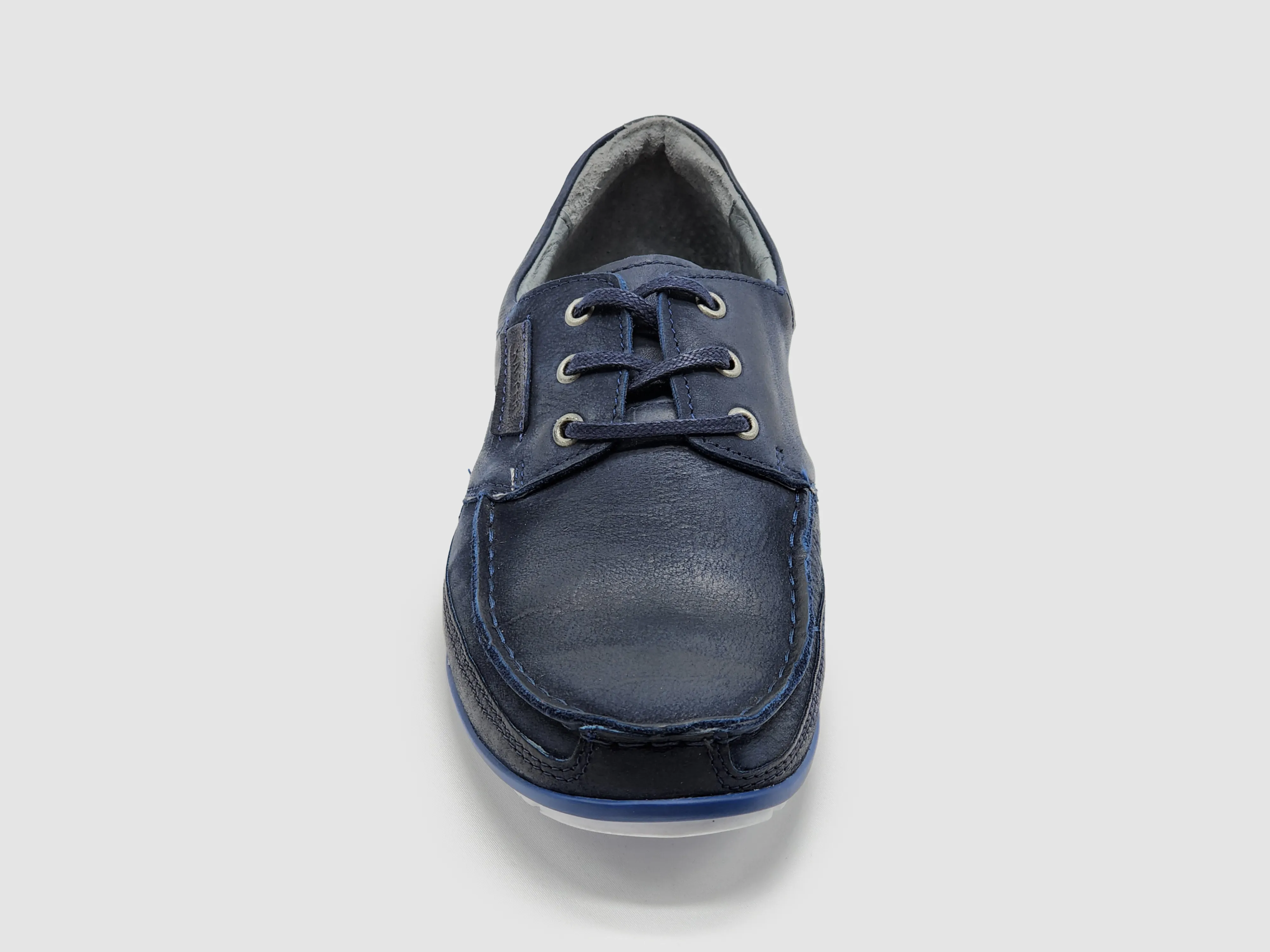 Men's Dockside Leather Boat Shoes - Navy