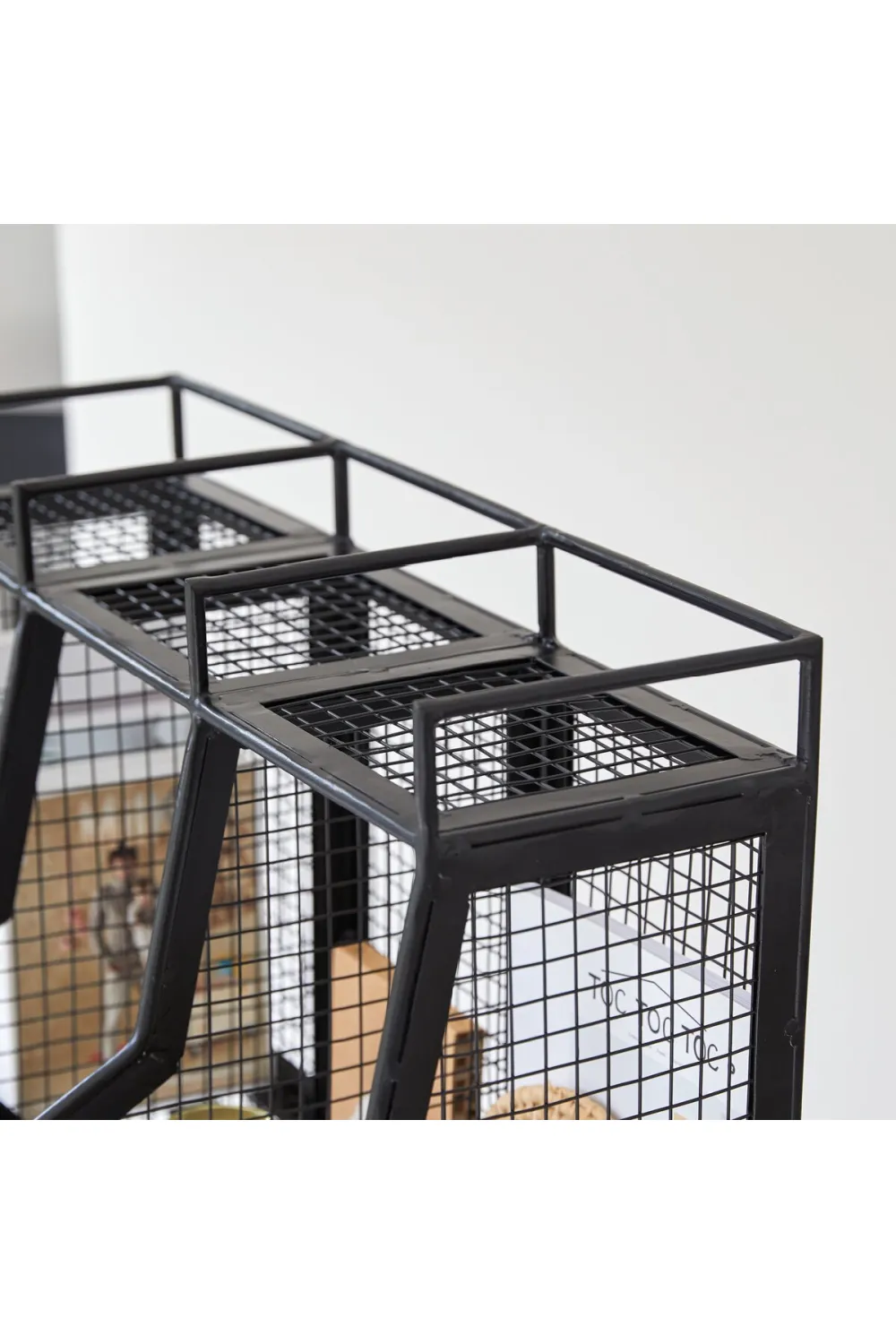 Metal Grid Locker Shelf | Tikamoon Cleo