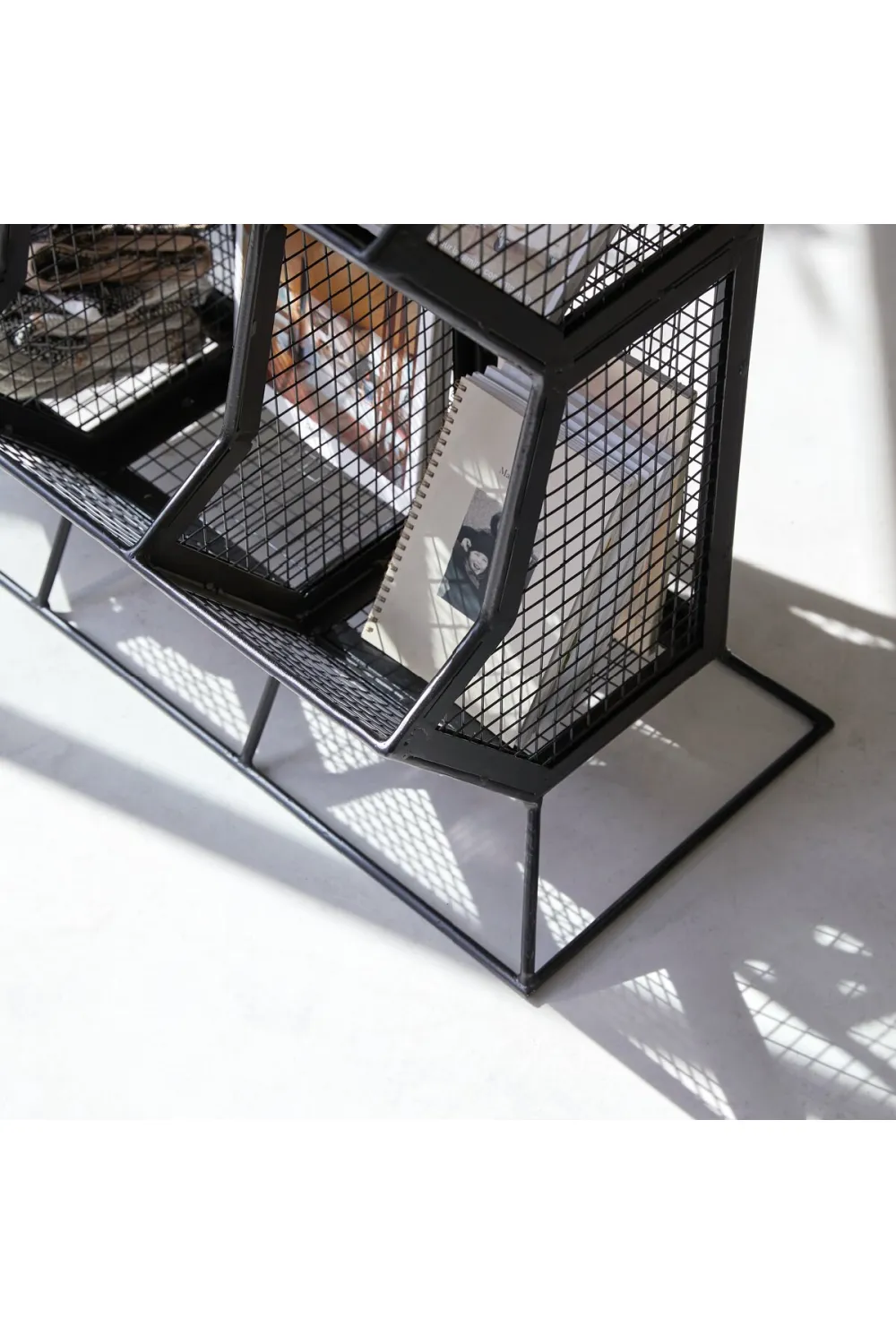 Metal Grid Locker Shelf | Tikamoon Cleo