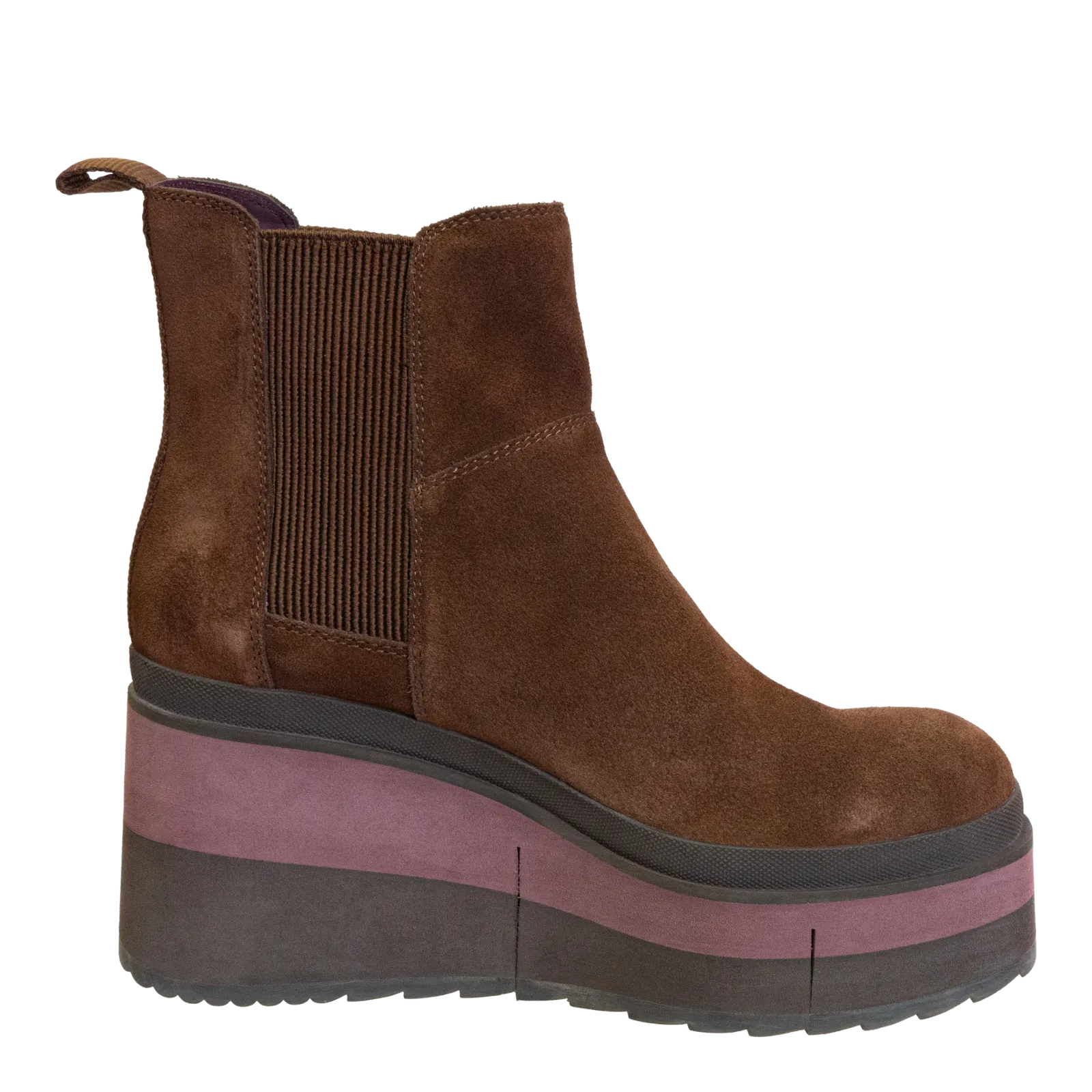 NAKED FEET - GUILD in CACAO Platform Chelsea Boots