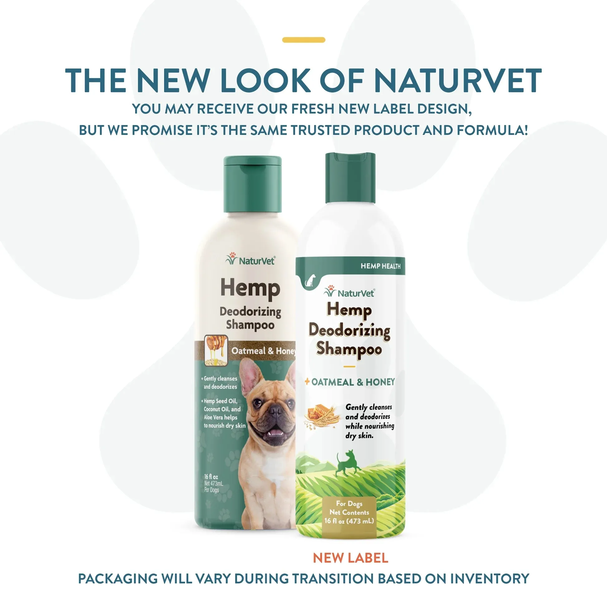 NaturVet Hemp Deodorizing Shampoo 16oz