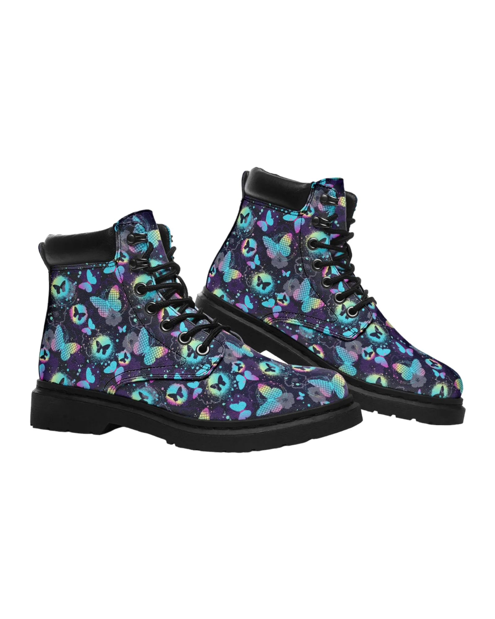 Painted Butterfly Festival Boots