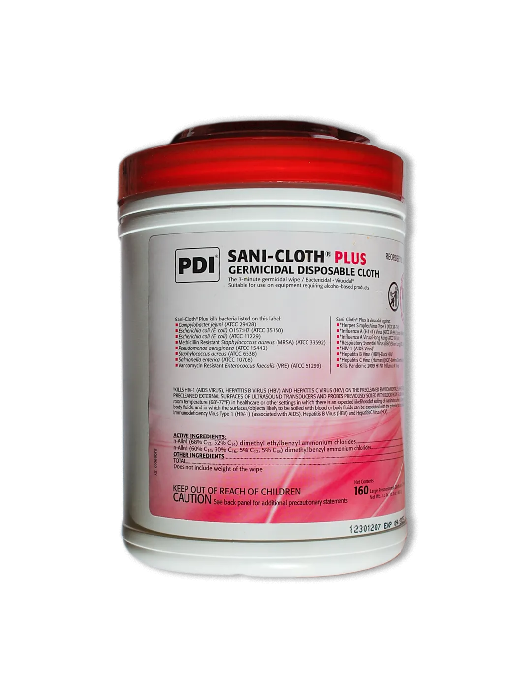 Sani-Cloth® Plus Germicidal Disposable Wipes