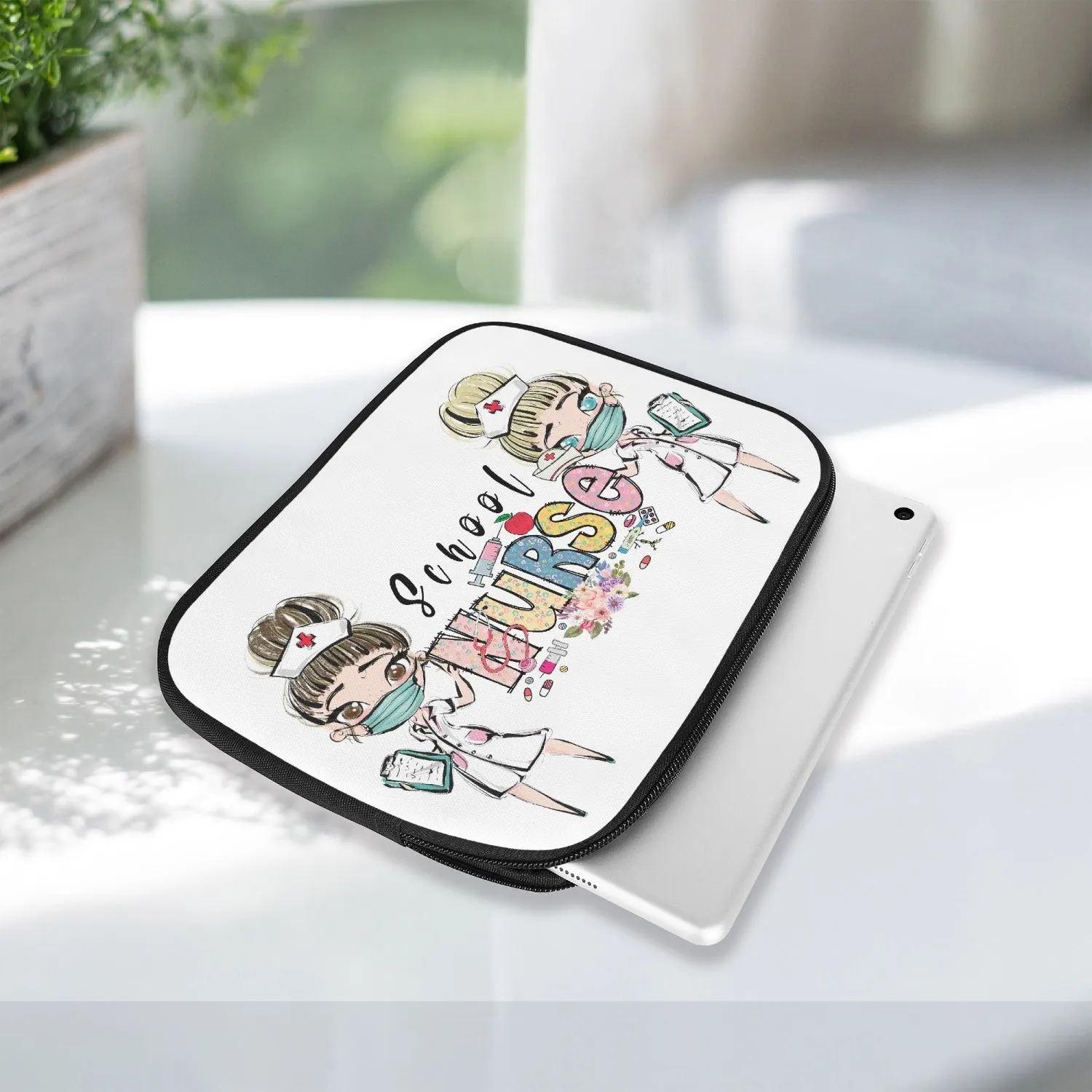 Tablet Sleeve - School Nurse, awd-636