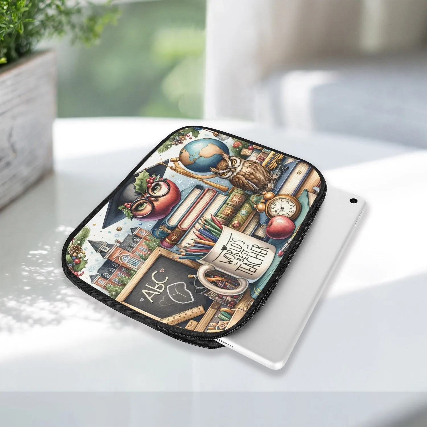 Tablet Sleeve - Worlds Best Teacher, awd-660