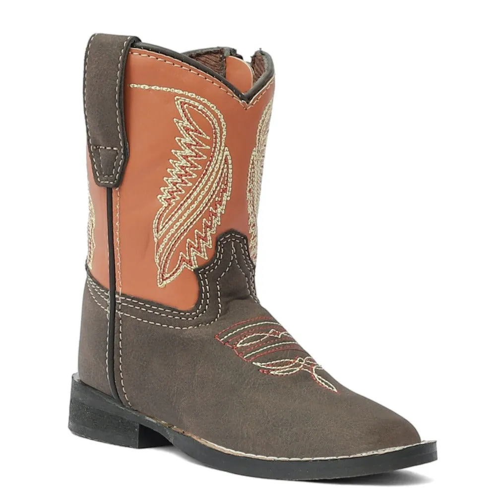 TuffRider Toddler Big Bend Rounded Toe Western Boot