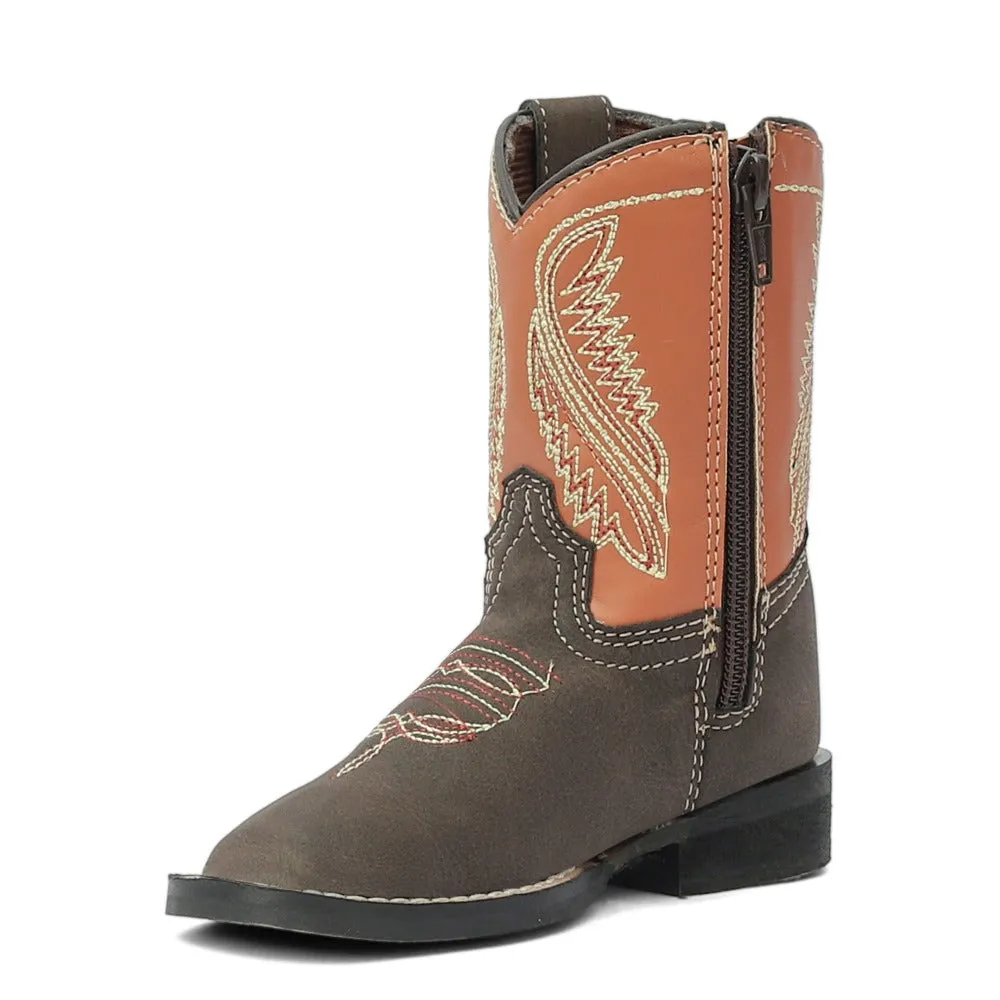 TuffRider Toddler Big Bend Rounded Toe Western Boot