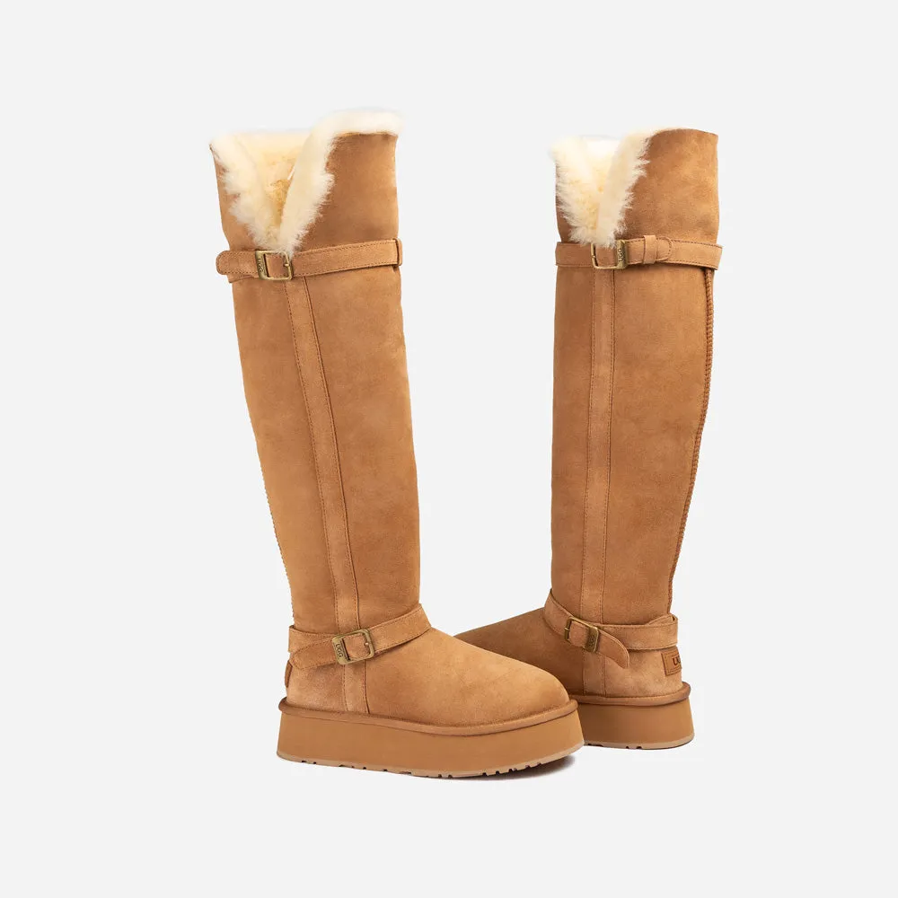 Ugg Classic Platform Buckle Tall Boots (Over The Knee)