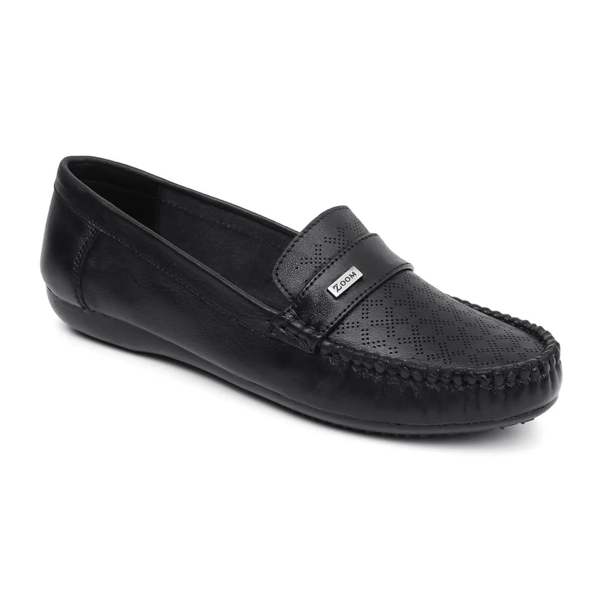 Zoom Shoes Pure Leather Flat Bellies For Women VENUS